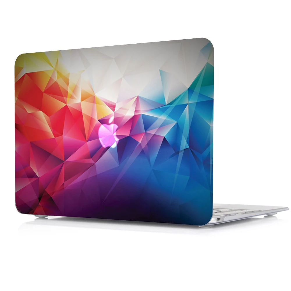 Жесткий чехол для ноутбука с рисунком + клавиатуры Apple Mac MacBook Air11 13 дюймов Pro Retina touch