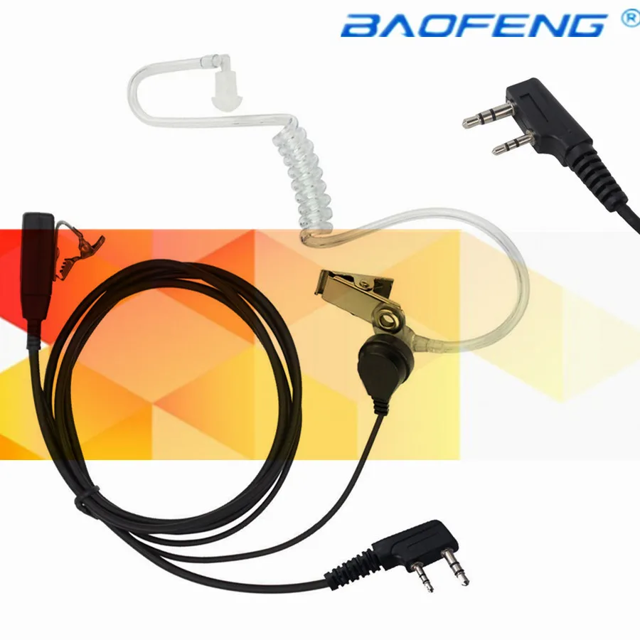 Аксессуары для рации и наушников 2 шт. акустическая Воздушная трубка|throat