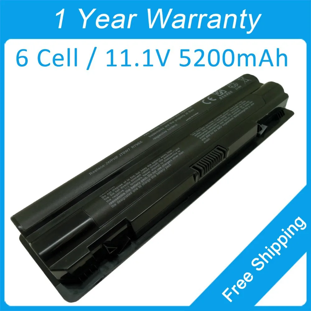 Аккумулятор для ноутбука 5200 мАч 0J70W7 0JWPHF P09E002 991T2021F dell XPS 17 XPS17D L501x L401x 17-L702X 17-L701X |