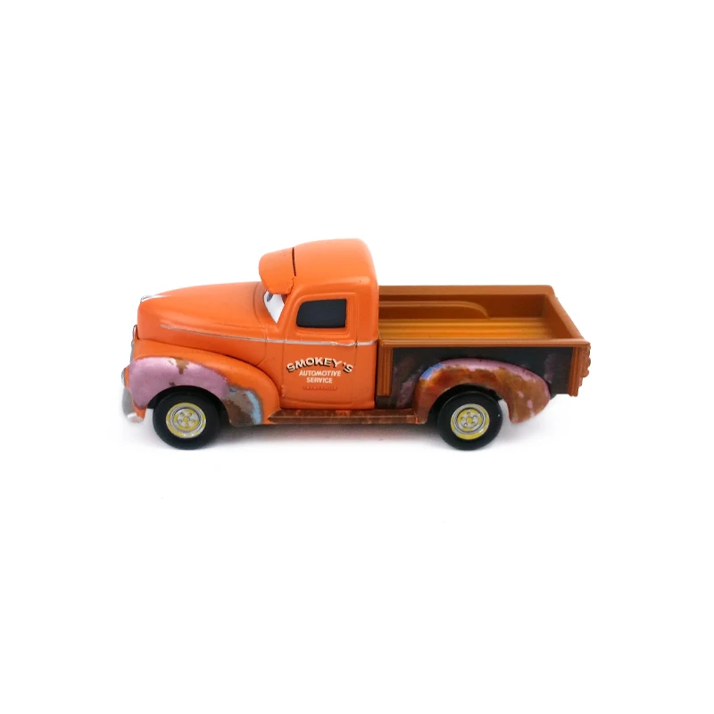 Дисней Pixar Автомобили 3 Smokey пикап Металл литье под давлением игрушечный