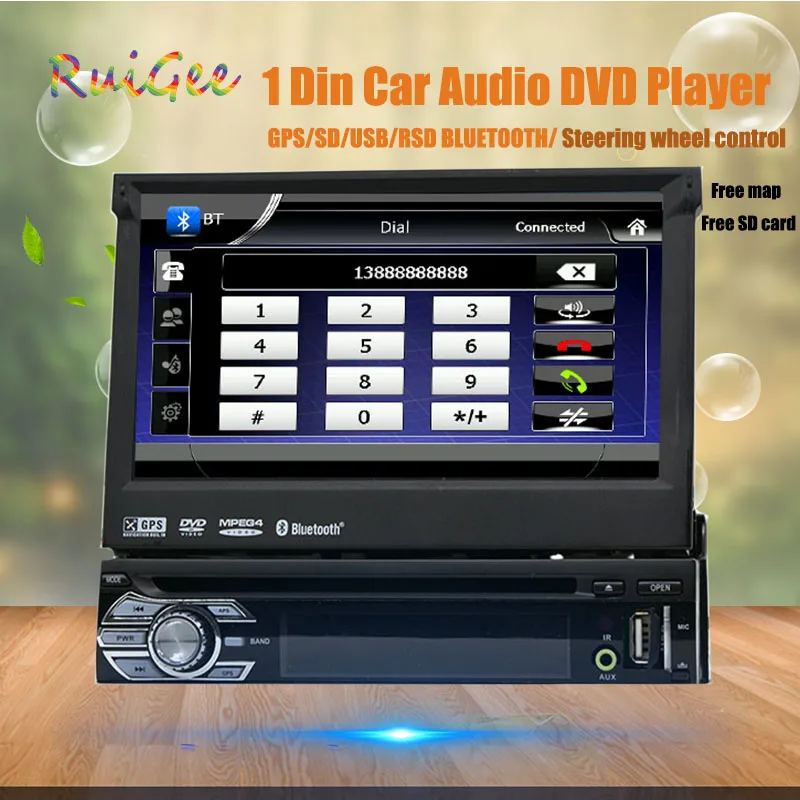 Универсальный автомобильный dvd-плеер с сенсорным экраном 6 2 дюйма HD cd GPS-навигатор