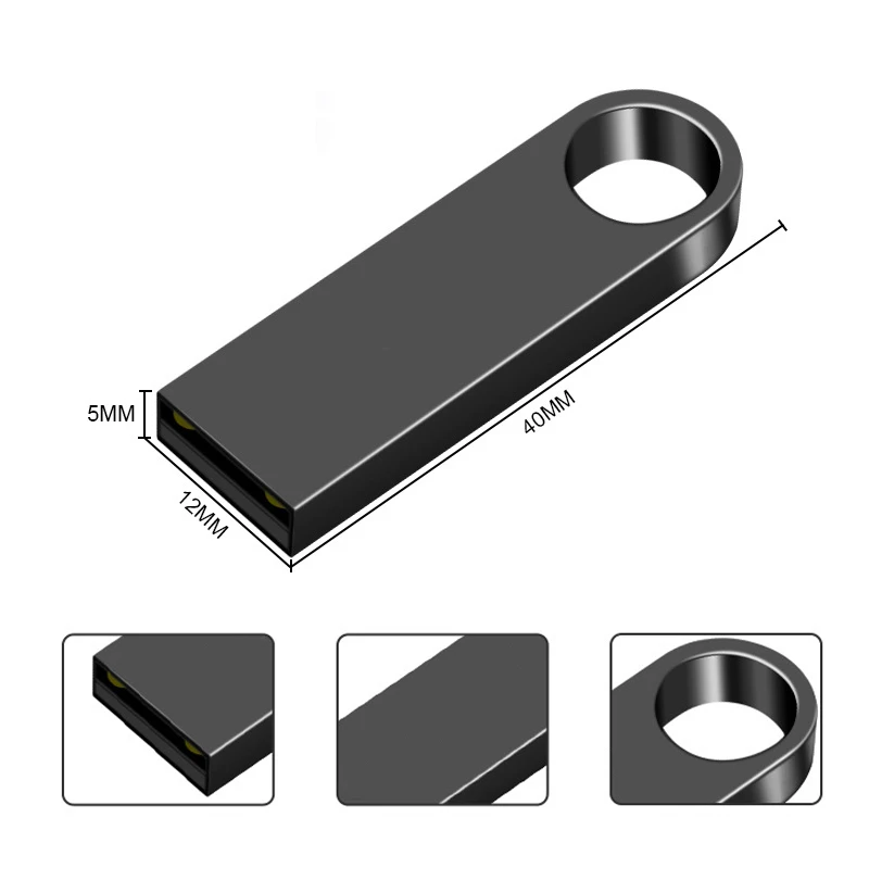 Usb флеш-накопитель 32 ГБ 8 128 16 64 Гб usb-ключ Металл Memoria высокая скорость