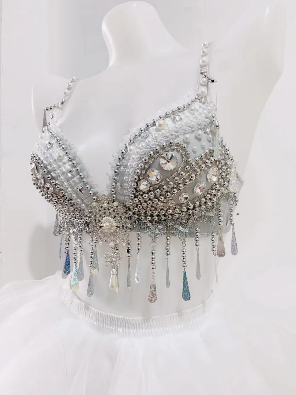 Женский комплект бикини в сеточку с юбкой пузырьком| |