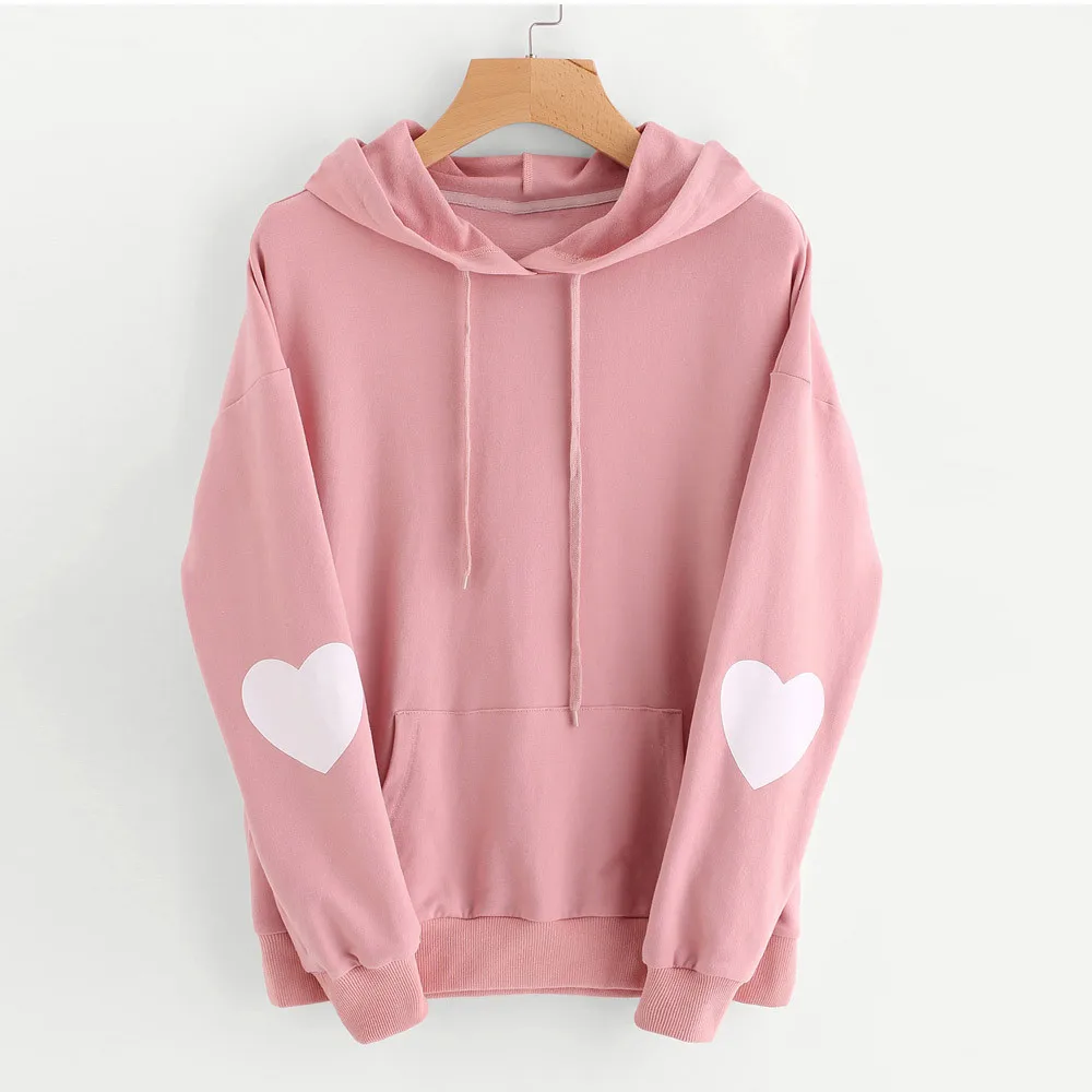 Women Pullovers Hoodie Sweatshirts Cotton Black Pink Long Sleeve Oversized Girl Harajuku Hoodies Tracksuit Loose Casual Female | Женская