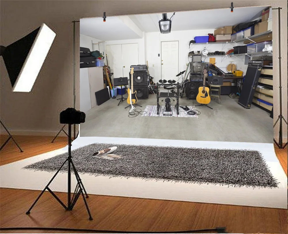 Laeacco музыкальный студийный фон для детской внутренней фотосъемки с изображением