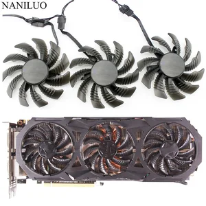 Вентилятор Охлаждения видеокарты Gigabyte PLD08010S12HH T128010SU для Gigabyte GTX960 GTX970 GTX980 GTX 980TI 760 670 580 R9 290X, 75 мм