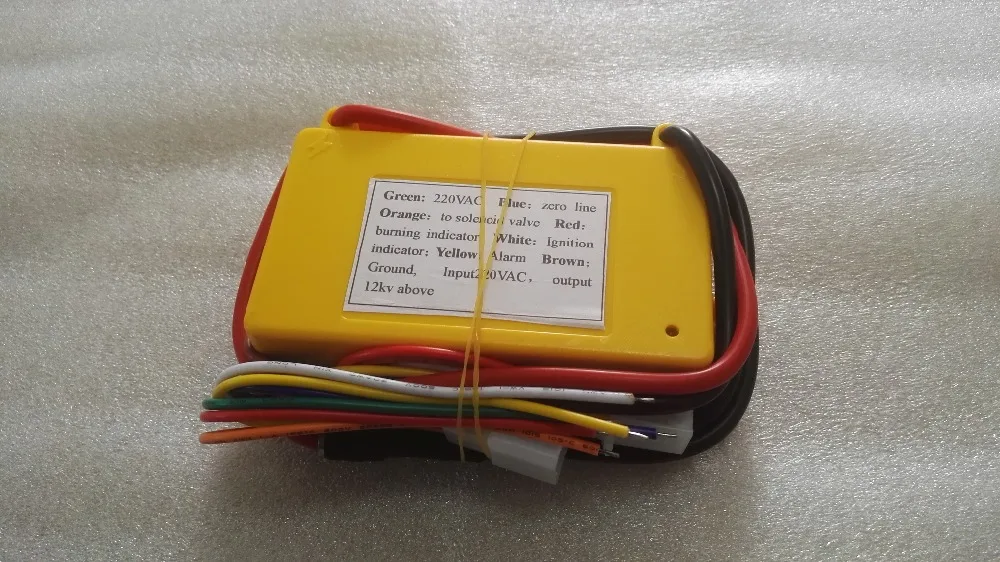 Регулятор зажигания газовой горелки 220 В/110 В желтый цвет|gas spark igniter|gas igniterspark