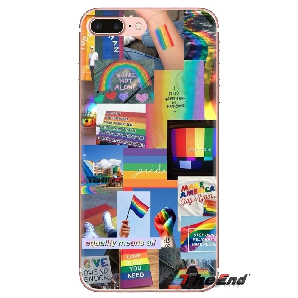 For Xiaomi Redmi 4A S2 Note 3 3S 4 4X 5 Plus 6 7 6A Pro Pocophone F1 Soft Transparent Cases Covers Lgbt Love Wins Girl |
