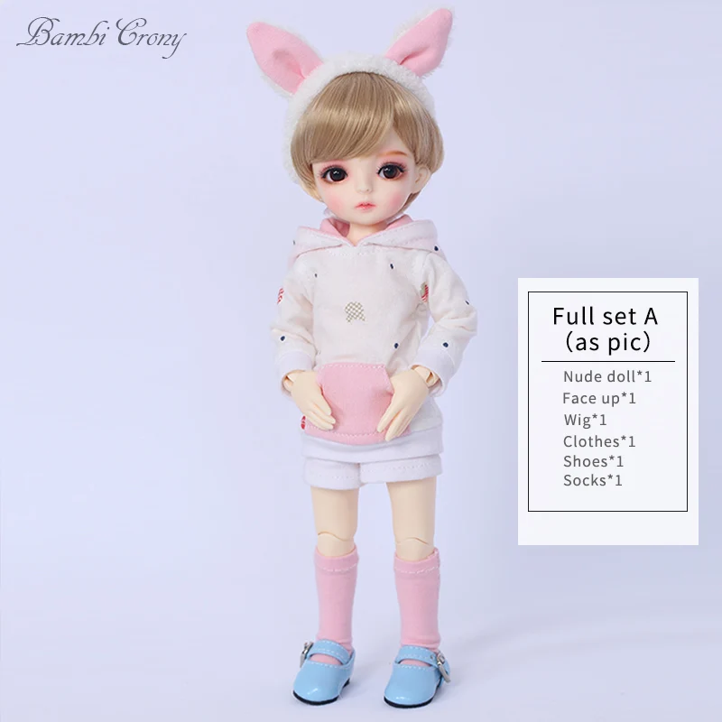 Fullset A in NS aspi OUENEIFS BambiCrony ванильный BJD SD кукла из смолы 1/6 модель тела для девочек и мальчиков игрушки глаза высокое качество подарки на день рождения или Рождество - Цвет: Fullset A in NS aspi