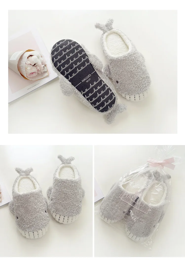 Kawaii/домашние тапочки для женщин; сезон осень; Сезон Зима; Теплая обувь для спальни; нескользящая Женская плюшевая обувь; тапочки; мягкая обувь на плоской подошве; шлепанцы