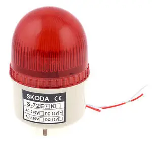DC24V Factory Safety Red Indicating Signal Rotatable Flash Warning Light | Обустройство дома