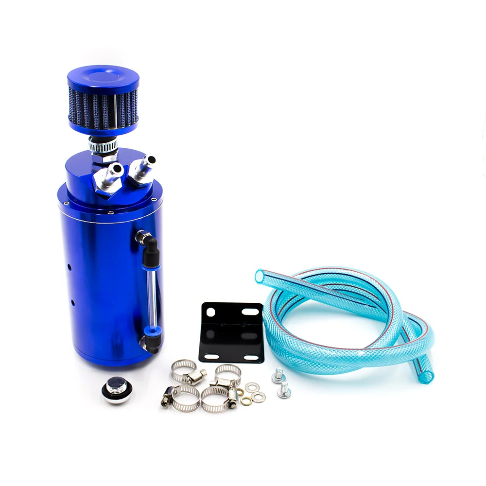 BLUE CNSPEED гоночный масляный бак Крышка бака Крышка масла может использовать мини воздушный фильтр и внутренняя пряжа YC100631 - Цвет: BLUE