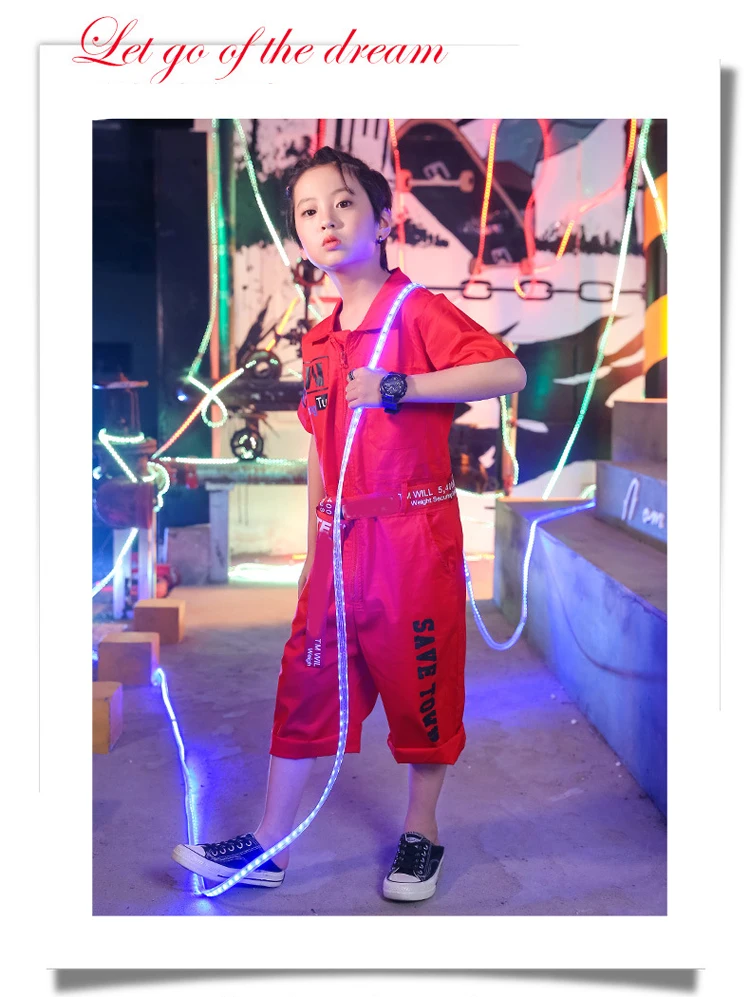 ZJHT комбинезон для девочек и мальчиков-подростков, прыгающее кресло-качалка, B-box, одежда для детей, детские комплекты с короткими рукавами, хлопковые костюмы, LM004