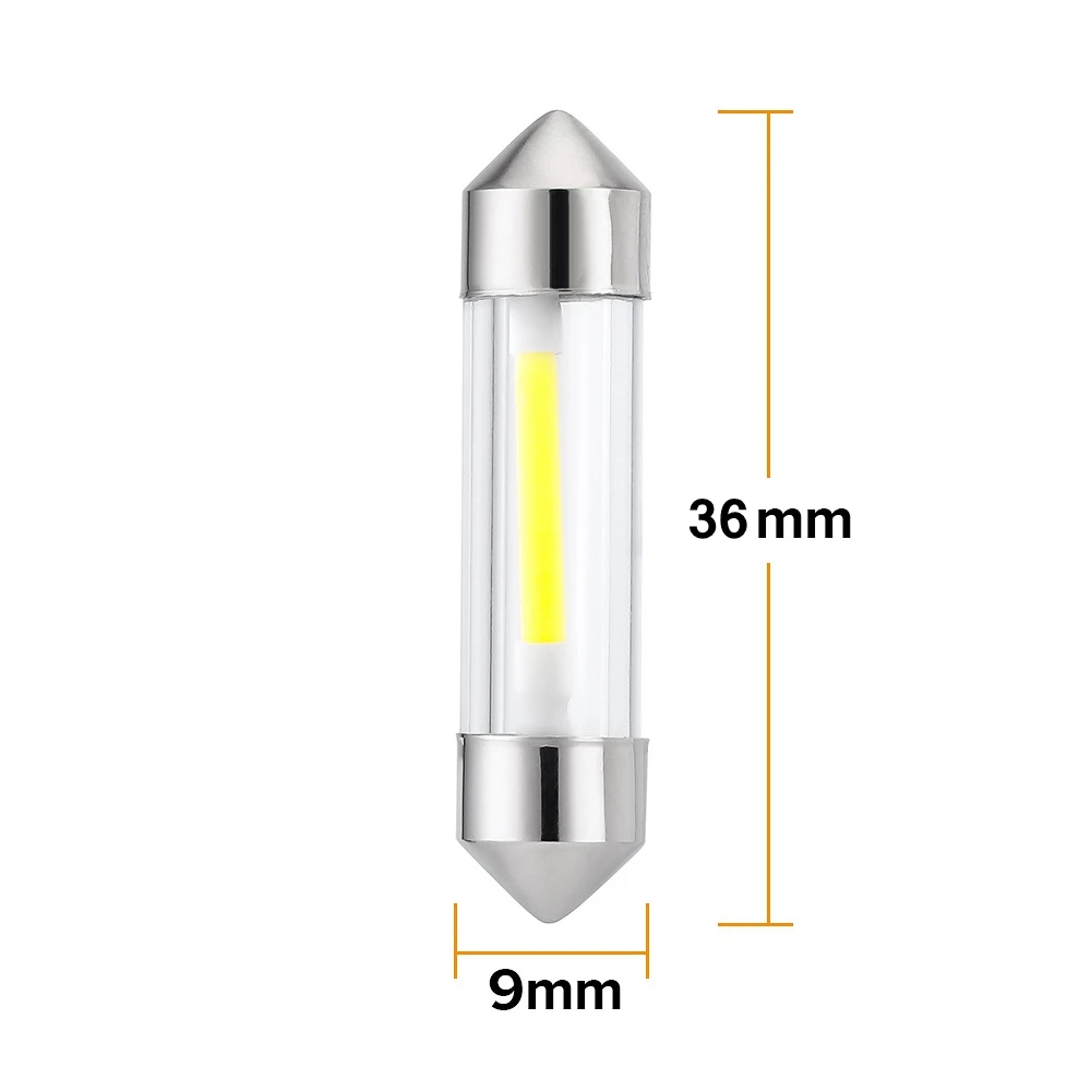 Светодиодный светильник для салона 5 шт. 31 мм 36 39 41 C10W C5W SMD 6000K белый c5w|Сигнальная