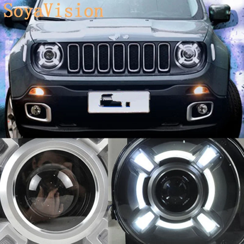 Для Jeep Renegade 2015 2020 светильник правой и левой композитный головной противотуманные