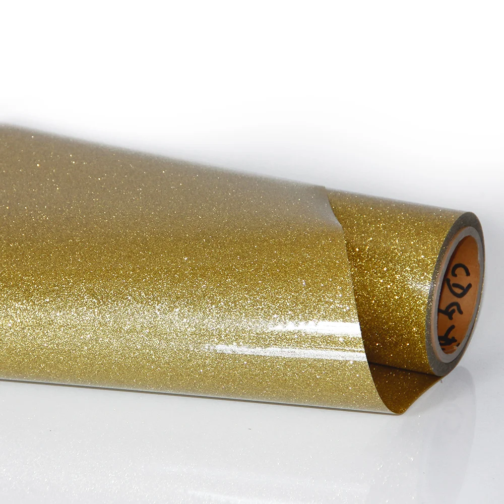 Блестящий Теплообменный виниловый Золотой цветной термопресс из железа на
