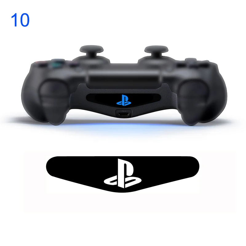NO 10 Одна штука наклейка для sony Play station 4 PS4 контроллер светодиодный светильник наклейка для бара ПВХ наклейка для PS4 Dualshock геймпад управление - Цвет: NO 10