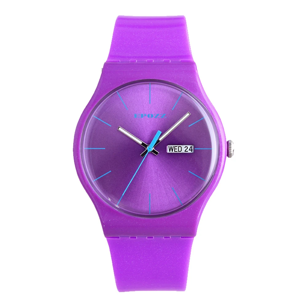 Quartz ladies casual watches women waterproof clock sport News 2016 brand Epozz Japan movement bracelet rubber strap | Наручные часы