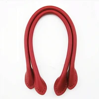 fashions kz 2pcs 60cm bag strap split leather handbag handle rope bags replacement for diy hand accessories round ears kz0003