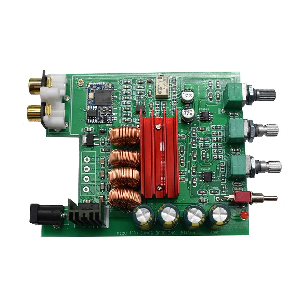 Lusya Bluetooth 5 0 TPA3116D2 2 стерео канальный цифровой аудио усилитель мощности доска 50 Вт *