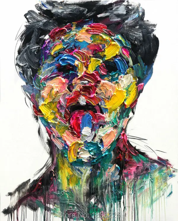 Тяжелая палитра ножей ручной работы высокое качество Современная картина маслом