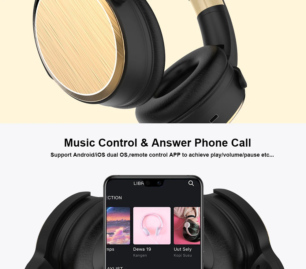 Беспроводные Bluetooth наушники Hi-Fi стерео бас складные спортивные музыкальные проводные наушники с микрофоном TF слот наушники для телефона ПК