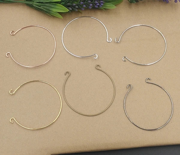 

20pcs/Lot 1.5*65mm Antique Bronze/Gold/Silver/Black Bracelet Vintage Bangle DIY Handmade Jewelry Accessories
