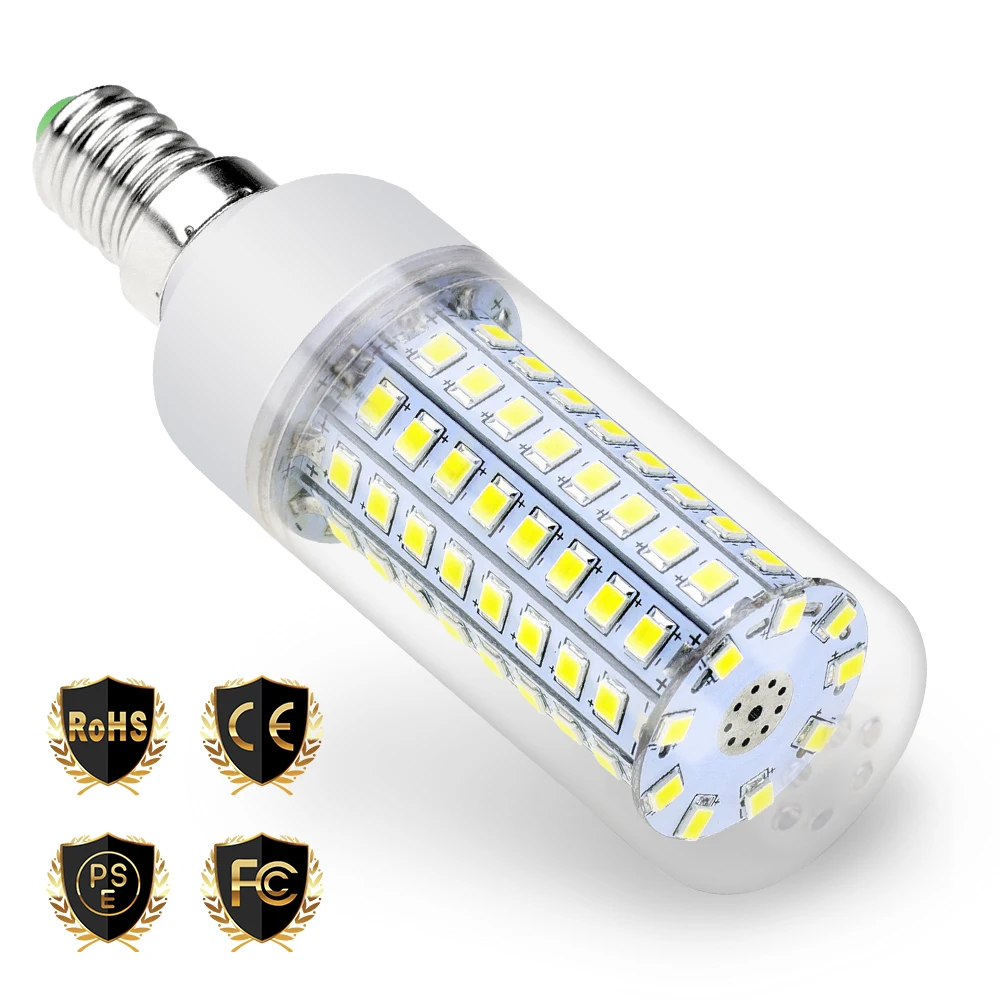 E14 светодиодный 25 Вт 220V Свеча светильник лампочка 5730 SMD 5 7 9 12 15 20 хит продаж