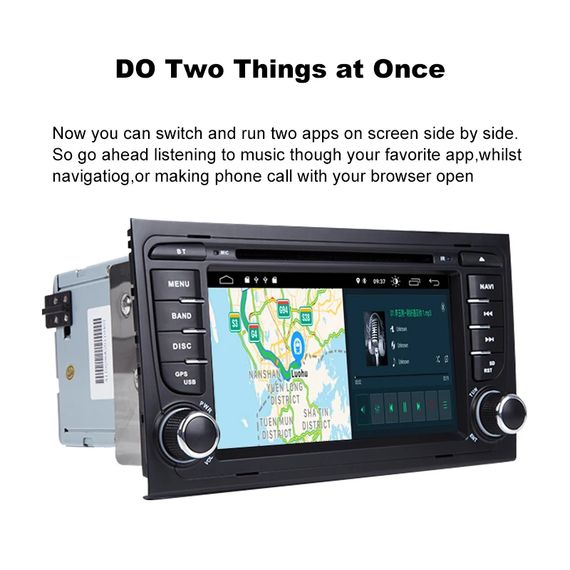 Автомобильный радиоприемник DSP IPS 2 din Android 10 DVD-проигрыватель для Audi A4 B6 B7 S4 RS4 SEAT Exeo