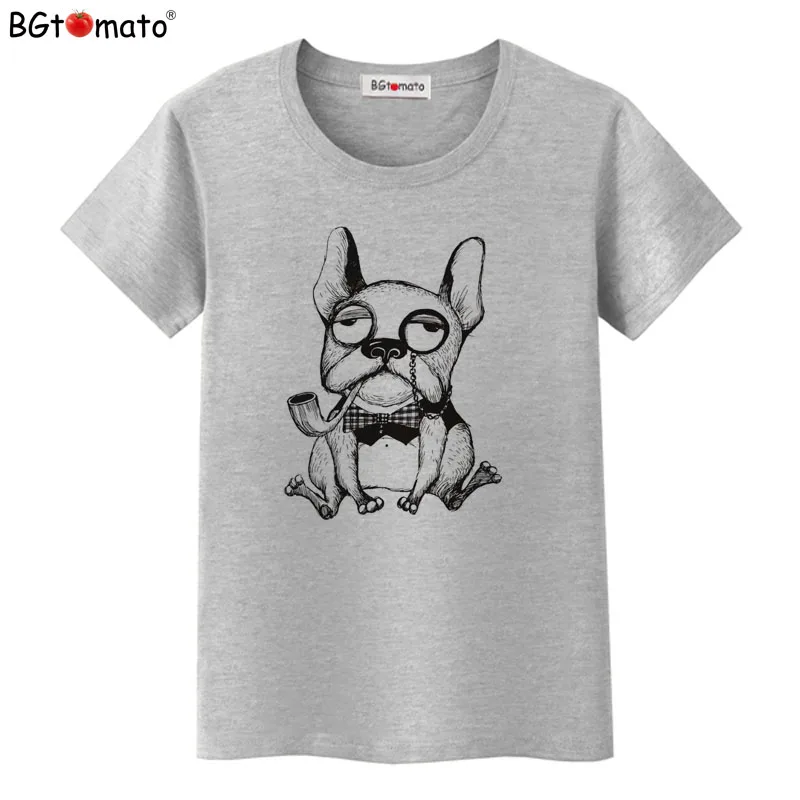 BGtomato милая животная собака дешевые продажи летняя одежда забавная футболка