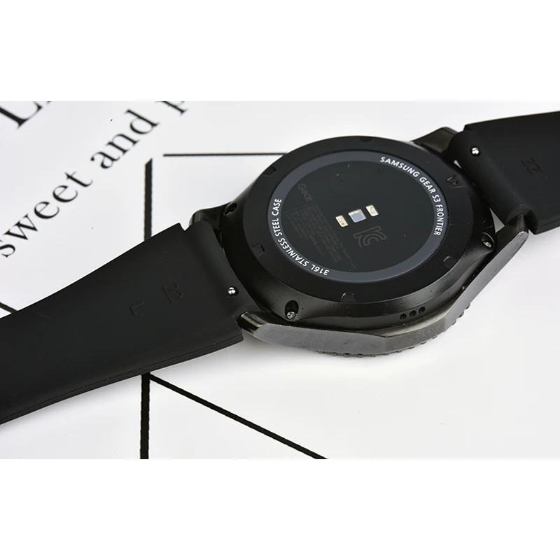 Ремешок спортивный для samsung galaxy watch 46 мм S3 Frontier/Classic силиконовый браслет huami amazfit