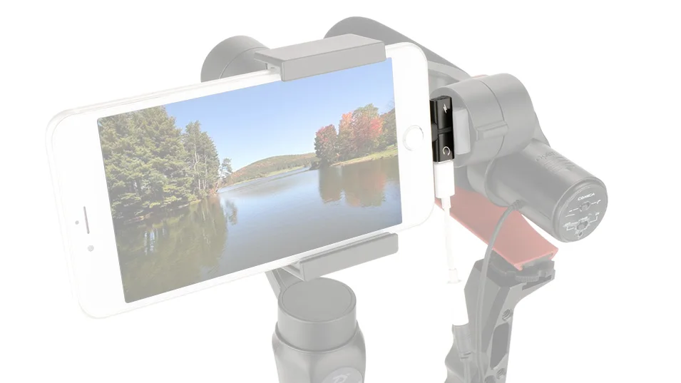 Zhiyun smooth 4 аксессуары vimble 2 2в1 сплиттер для Lightning аудио адаптер зарядный аудио кабель конвертер для iPhone 7 8 X