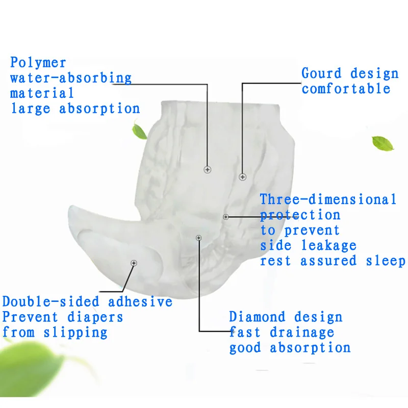 Adult diapers 30pcs L code Adult diapers gourd elderly pregnant women diaper women special menstrual period free shipment