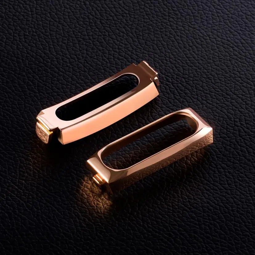 Сменный Браслет с ремешком + металлический чехол для Xiaomi Mi band 2 браслет JA26 Прямая