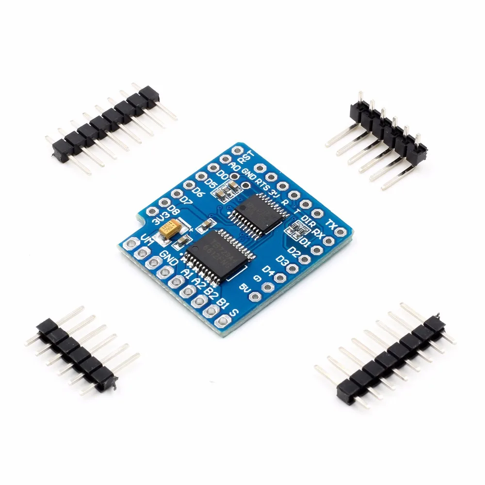 Моторный щит для WeMos D1 mini I2C с двойным приводом TB6612FNG(1A) V1.0.0