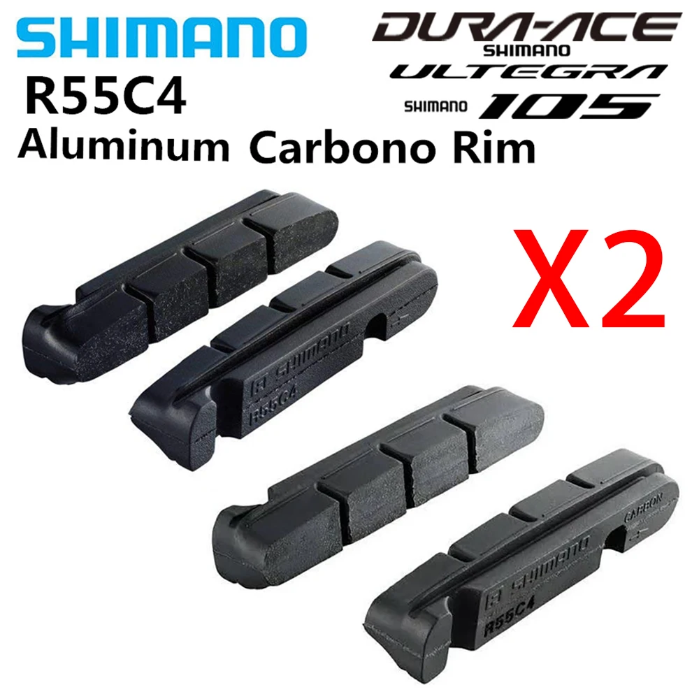 2 шт SHIMANO R55C4 v тормозные колодки для шоссейного велосипеда/диски из алюминиевого