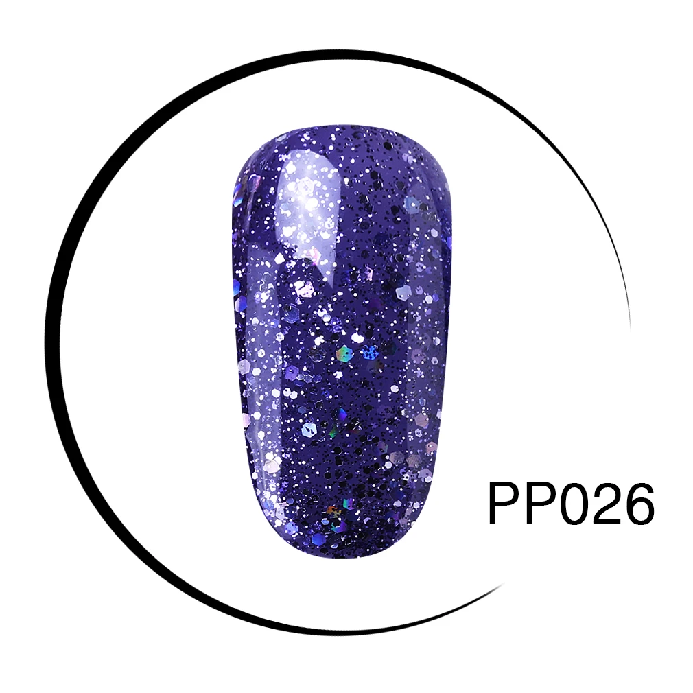 PP026 Elite99 10 мл УФ-гель для ногтей фиолетовый лак для ногтей Полупостоянный Гель-лак для ногтей - Цвет: PP026