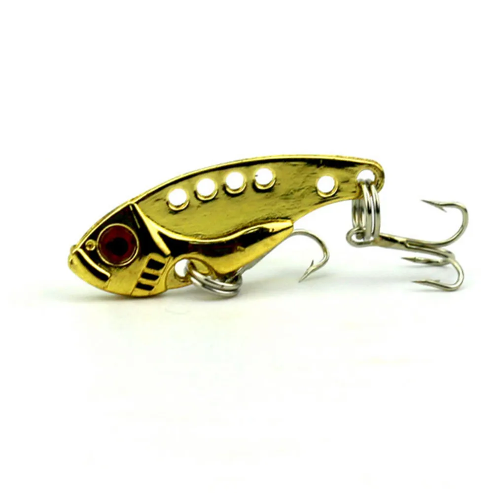 04 Fishinapot 1 шт. 3,5 см 3,5 г Из Металла Ложка VIB Мини рыболовную приманку приманка воблер с 2 тройные вибрирующие Крючки приманки бас Пайк приманки - Цвет: 04