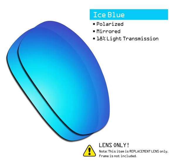 Ice Blue-ShieldCoat SmartVLT поляризованные Сменные линзы для солнцезащитных очков Окли Джульетта-несколько вариантов - Цвет линз: Ice Blue-ShieldCoat