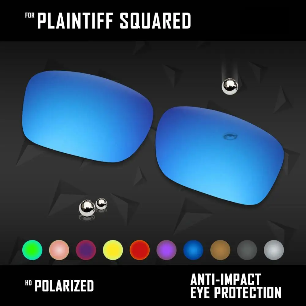 OOWLIT Lenses Replacements For Oakley Plaintiff Squared OO4063 Sunglasses Polarized - Multi Colors