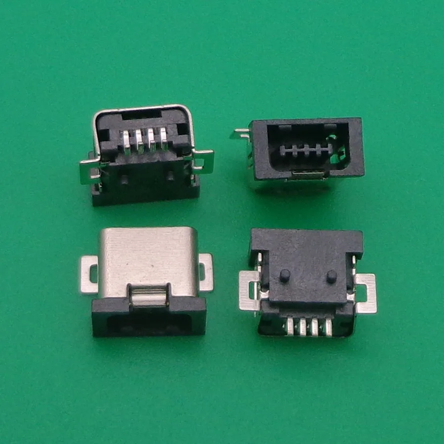 Разъем micro usb 4 p pin mini разъем для зарядки питания Мобильный телефон планшетный ПК 100