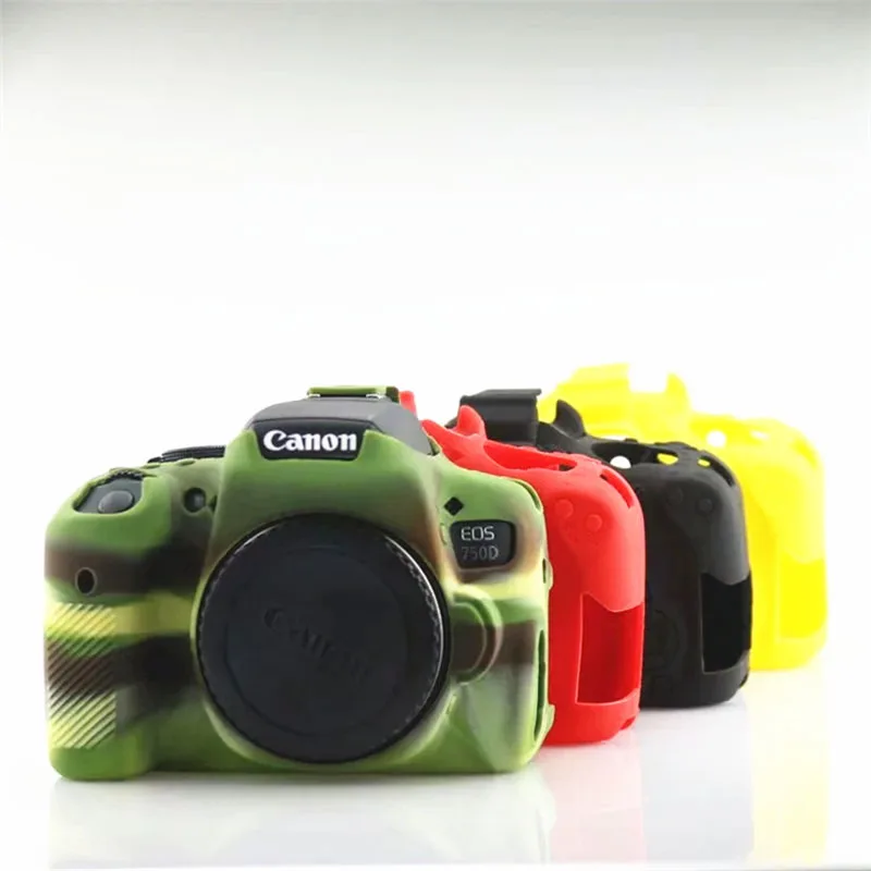 5D2 7D Регулируемый непрерывный фокус Лен зубчатое кольцо Ремень DSLR видеокамера/EOS 750D силиконовая SLR 750D камера сумка чехол Чехол для телефона защита