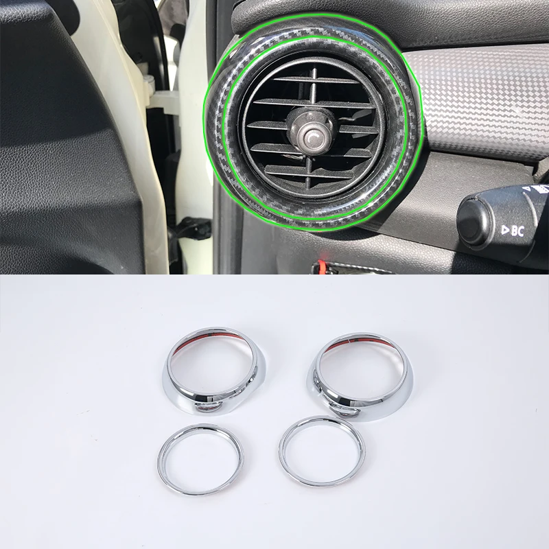 

ABS Inner accessories front air vent cover 4pcs high quality For bmw 2018 MINI