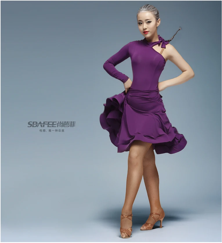 Платье для латиноамериканских танцев женская сексуальная одежда Бальных Танго