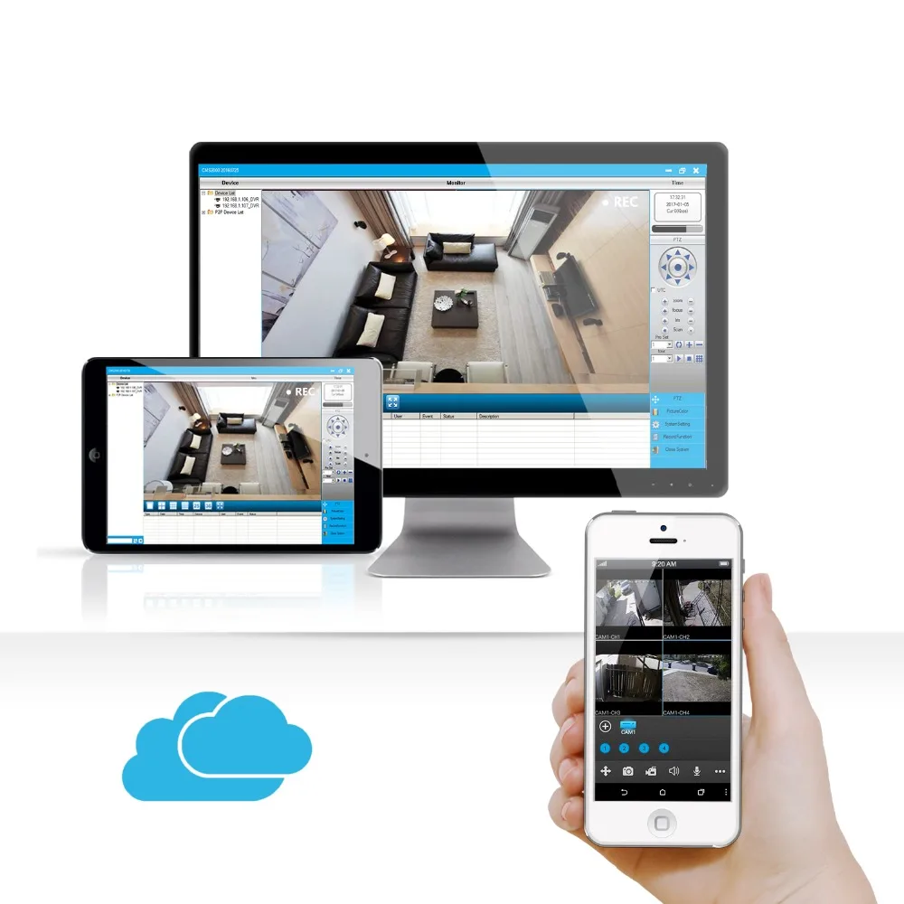 Камера Наружного видеонаблюдения DEFEWAY система камер домашней безопасности 1080N HDMI