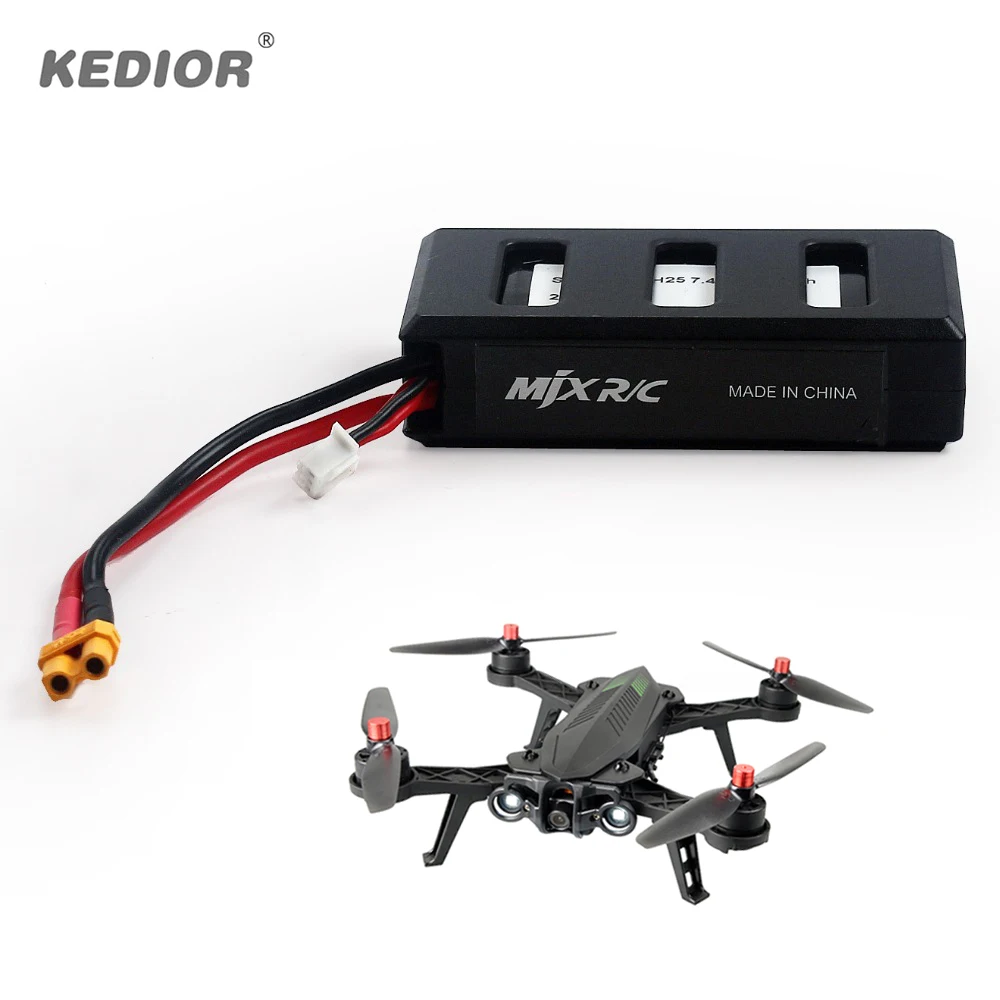 MJX Bugs 6 B6 drone parts 7.4V 1300mAh 25C Li-po battery RC helicopter quadcopter accessories | Игрушки и хобби