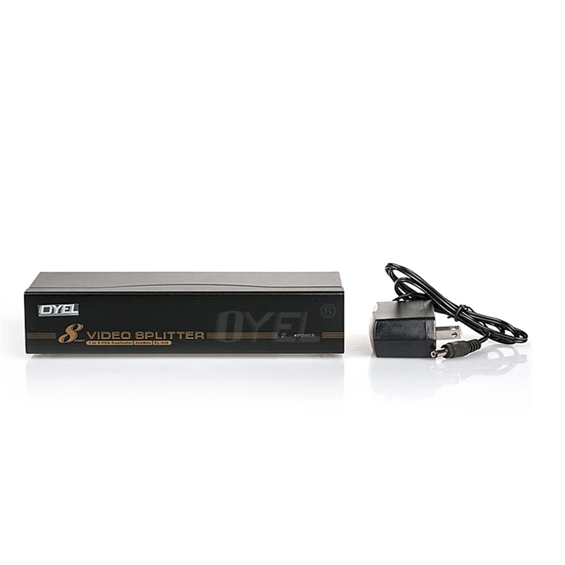 

Vga distributor / 1 input and 8 output split screen / HD video, TV computer 1 drag 8 divider / 8