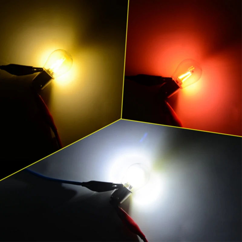 GZKAFOLEE P21W Led 2 шт. T10 стоп светильник BA15D 1157 BAY15D BA15S 1156 светодиодная Поворотная лампа 12