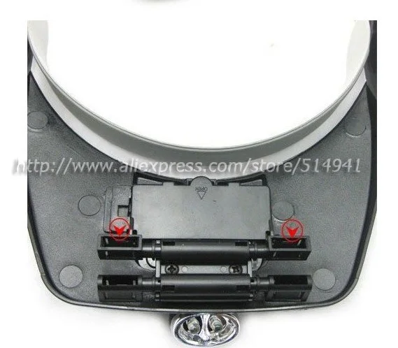 Бесплатная доставка светодиодные лампы головной шлем увеличительное стекло |