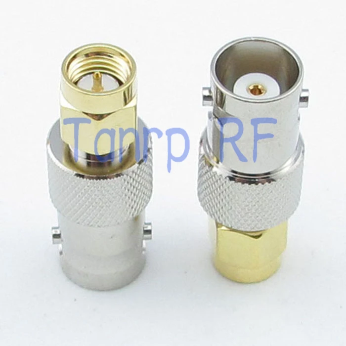 

Wholesale 10PCS/lot BNC female jack to SMA male plug straight RF coaxial connector adapter cable